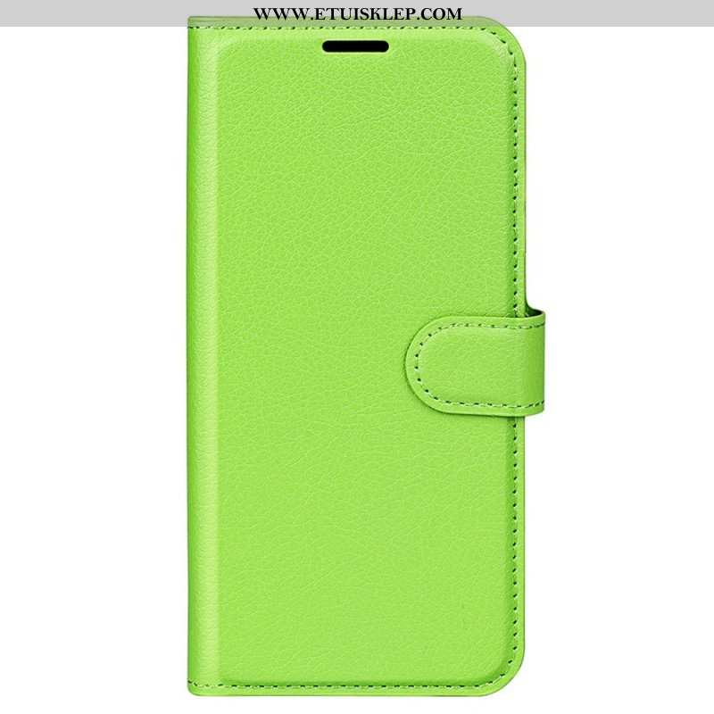 Etui Folio do Oppo Reno 7 Klasyczny Skórzany Styl